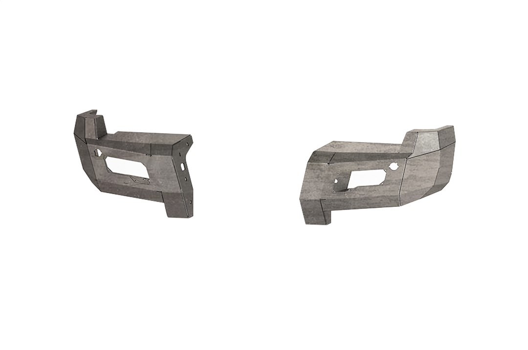 Road Armor Bumper End, Identity, Raw, Steel, Without Shackle Mounts – 6172DR0