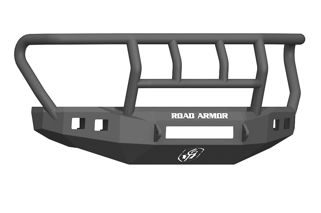 Road Armor Bumper, Stealth Titan II, One Piece Design, Mounting Hardware Included, With Grille Guard, Without Winch Mount – 617F2B-NW