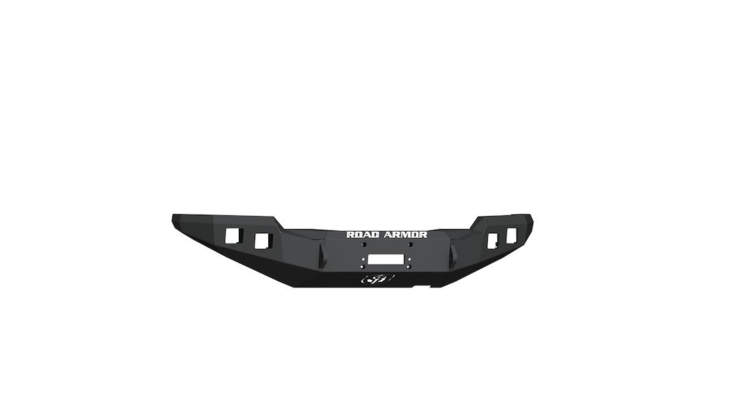 Road Armor Bumper, Stealth, One Piece Design, Mounting Hardware Included, Without Grille Guard, With Winch Mount for Warn M8000 or 9.5XP – 9161F0B