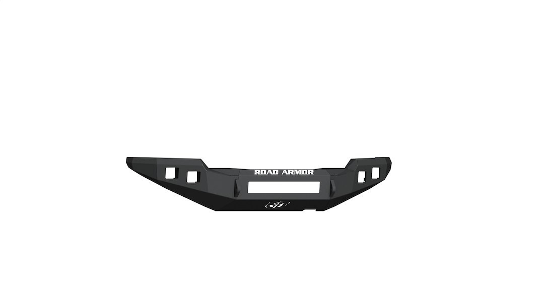 Road Armor Bumper, Stealth, One Piece Design, Mounting Hardware Included, Without Grille Guard, Without Winch Mount, With Shackle Mounts – 9161F0B-NW