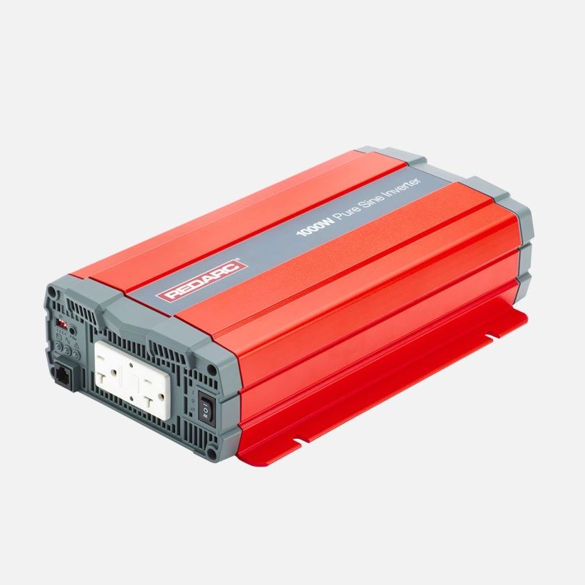 Redarc Power Inverter, Inverts 10.5 to 16.5 Volt DC to 100/ 110/ 115/ 120 Volt AC, Rs/ RS2 Sine Wave Inverters – R-12-1000RS-NA