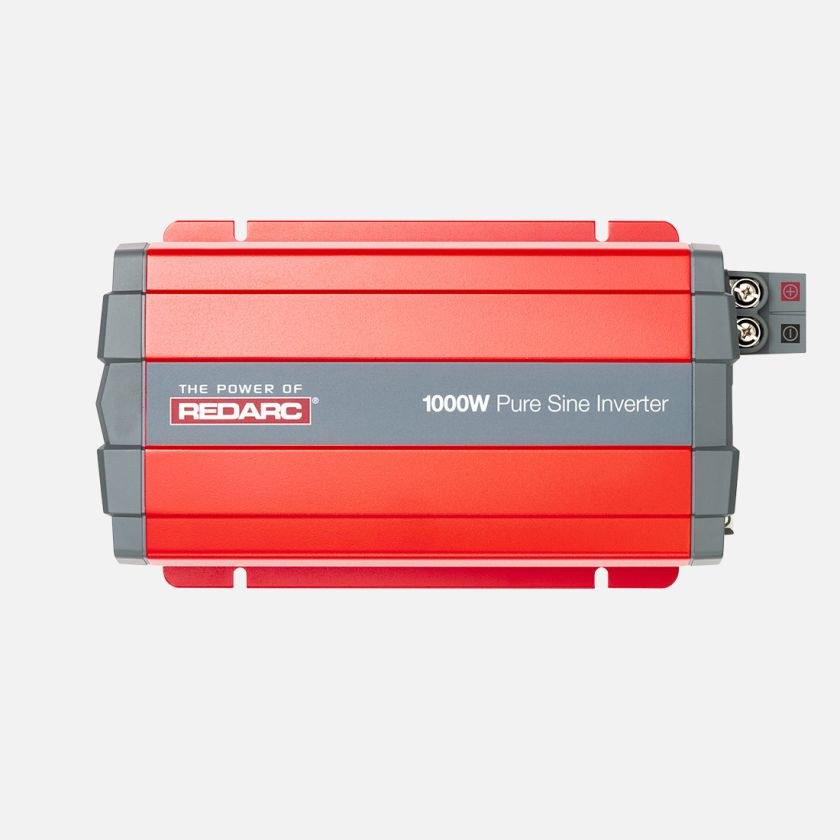 Redarc Power Inverter, Inverts 10.5 to 16.5 Volt DC to 100/ 110/ 115/ 120 Volt AC, Rs/ RS2 Sine Wave Inverters – R-12-1000RS-NA