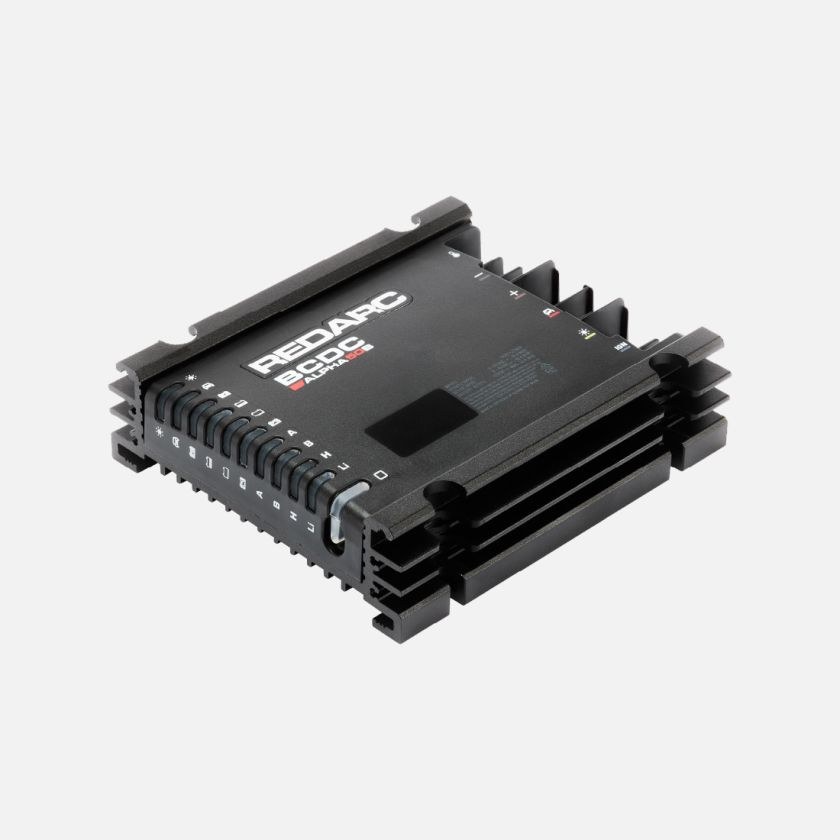 Redarc Battery Charger, Alpha50, For 12 Volt Vehicle Systems, Charges from Solar and Alternator – BCDC12050B