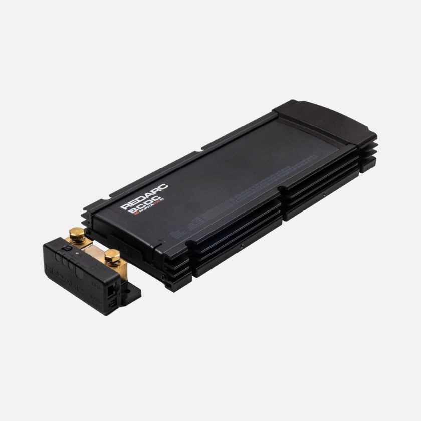 Redarc Battery Charger, Alpha100 R, For 12 Volt Vehicle Systems, Charges from Solar and Alternator – BCDC12100R