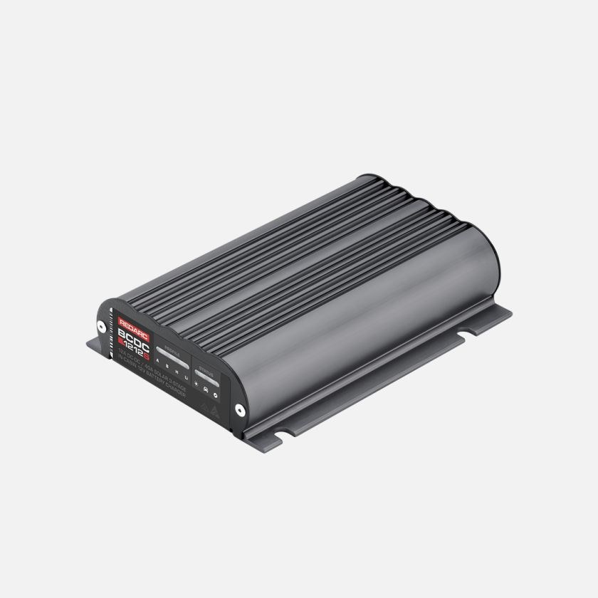 Redarc Battery Charger, For 12 Volt Vehicle Systems, 40 Amp Solar Panel Charger, 9 to 32 Volt DC Operating Input Voltage – BCDC1212S