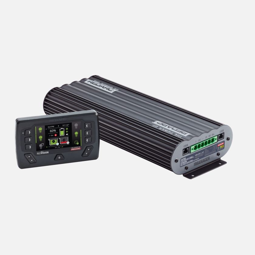 Redarc Battery Charger Controller, Manager30, Use to Charge and Maintain Auxiliary Batteries, 560 Watt, 30 Amp – BMS1230S3R-NA