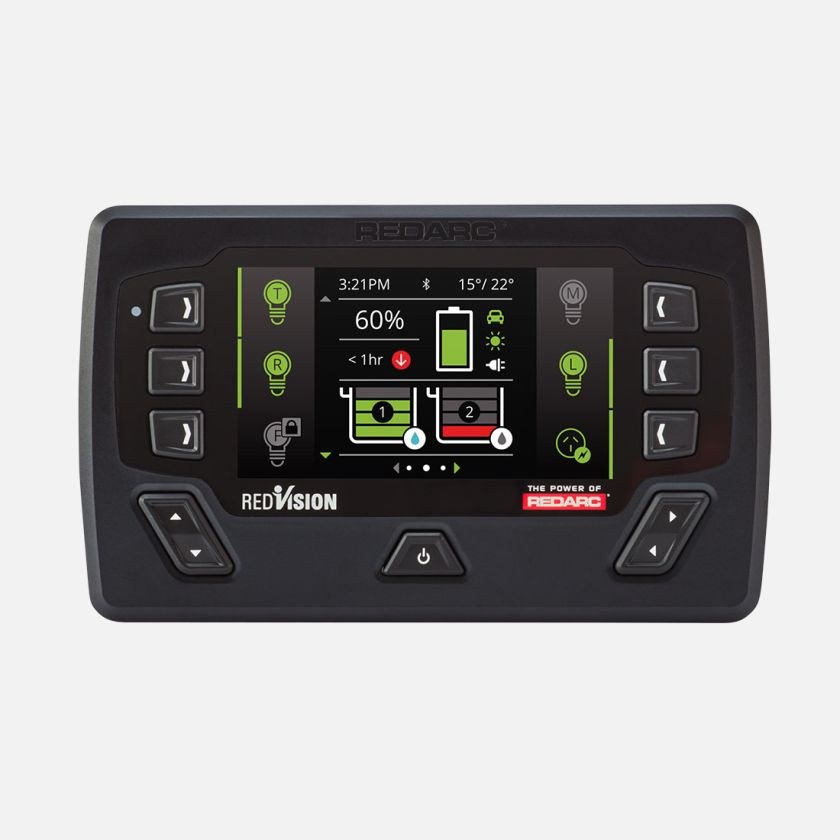 Redarc Battery Charger Controller, Manager30, Use to Charge and Maintain Auxiliary Batteries, 560 Watt, 30 Amp – BMS1230S3R-NA