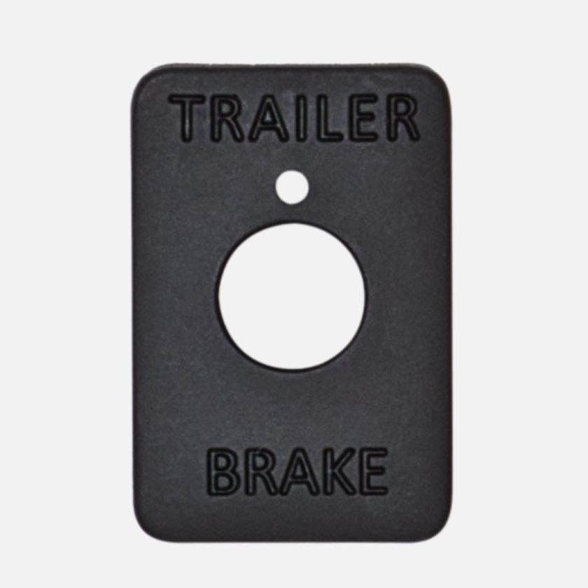 Redarc Trailer Brake Control Switch Insert Panel, Tow-Pro, Rectangle, 22.5 Millimeter Width X 33 Millimeter Height, Black – TPSI-002