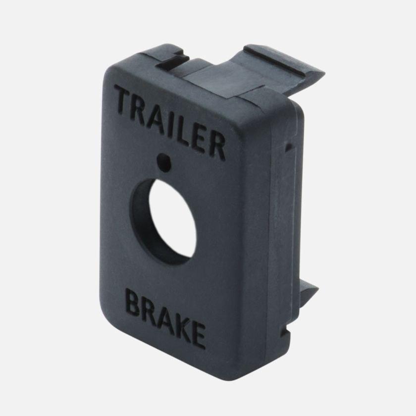 Redarc Trailer Brake Control Switch Insert Panel, Tow-Pro, Rectangle, 22.5 Millimeter Width X 33 Millimeter Height, Black – TPSI-002