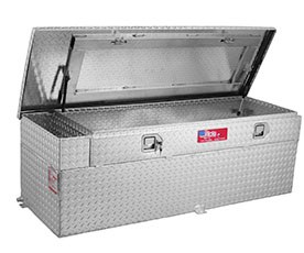 Rds Mfg Inc Auxiliary Fuel Tank, DOT Approved, Diesel, 91 Gallon Capacity, Rectangle, 55 Inch Length X 30 Inch Width X 19-1/2 Inch Height – 72745