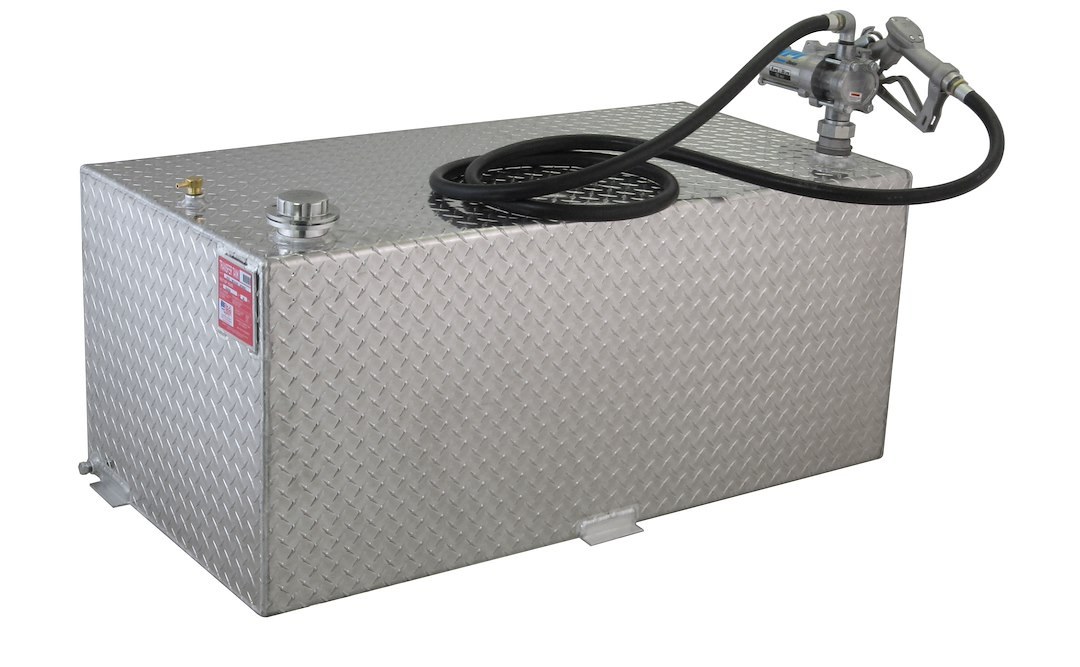 Rds Mfg Inc Liquid Transfer Tank, DOT Approved, Gasoline or Diesel, 95 Gallon Capacity, Rectangle – 74776