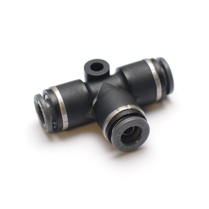 Ridetech Adapter Fitting, 1/4 Inch Tube Tee, Single – 31954400