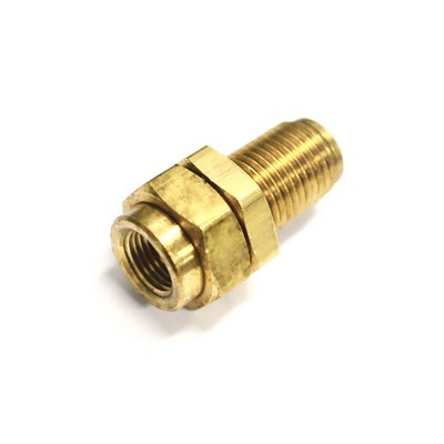 Ridetech Adapter Fitting, 1/8 Inch NPT X 1/4 Inch Bulkhead, Single – 31957008
