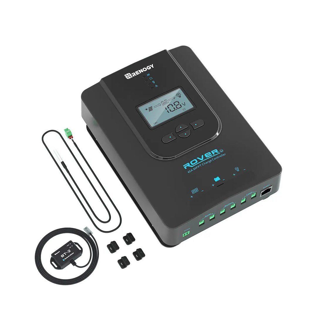 Renogy Battery Charger Controller, Rover Li – RNG-CTRL-RVR40-BT-G3-US