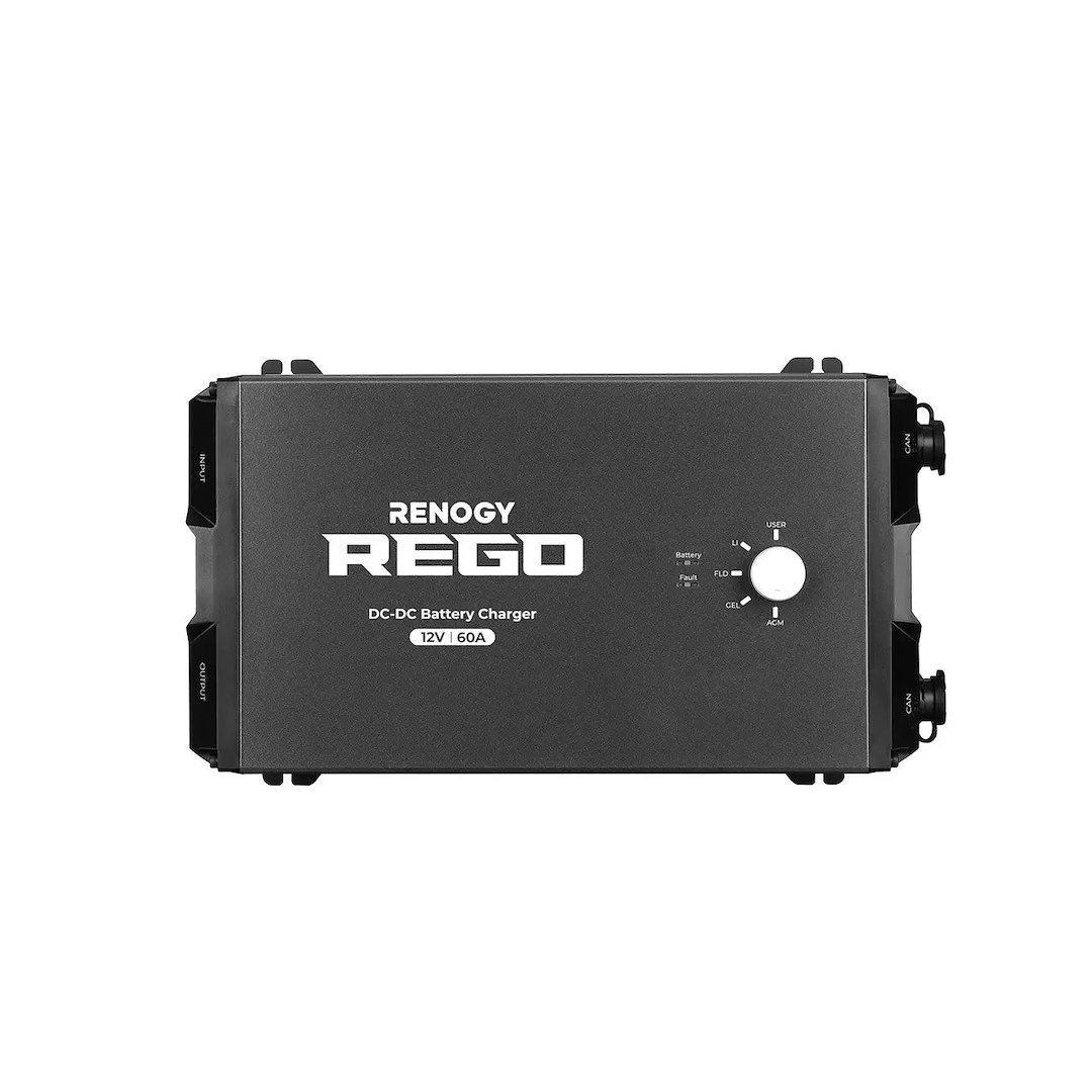Renogy Battery Charger, Rego Series, DC to DC Charging, For 12 Volt Batteries – RBC1260DO-12B-G1-US