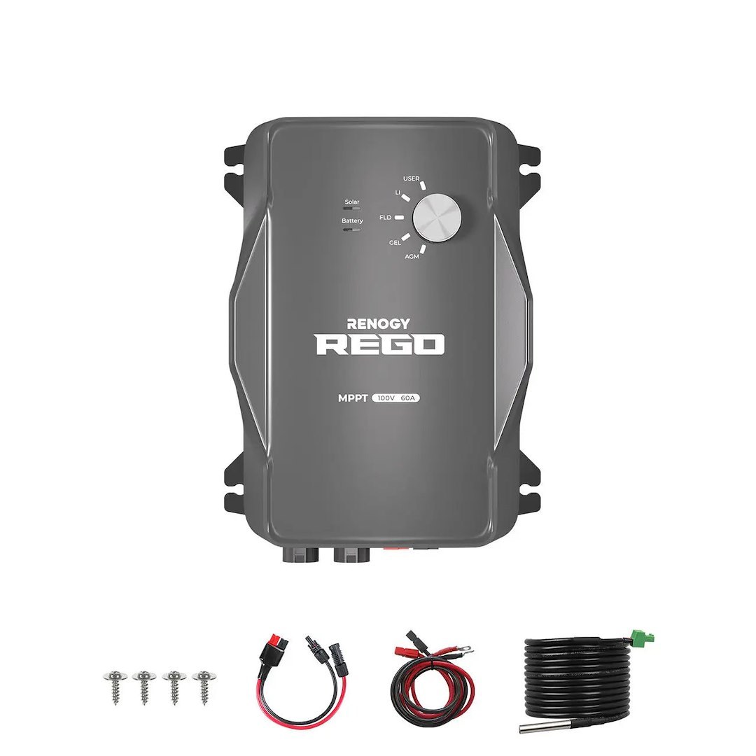 Renogy Battery Charger Controller, Rego Series – RCC60REGO-G2-US