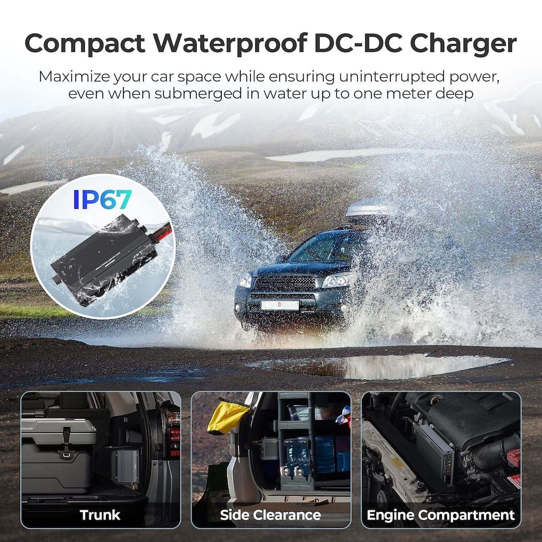Renogy Battery Charger, DC to DC Dual Input Charging with Mppt, For 12/24 Volt Batteries – RBC2125DS-21W-G3-US