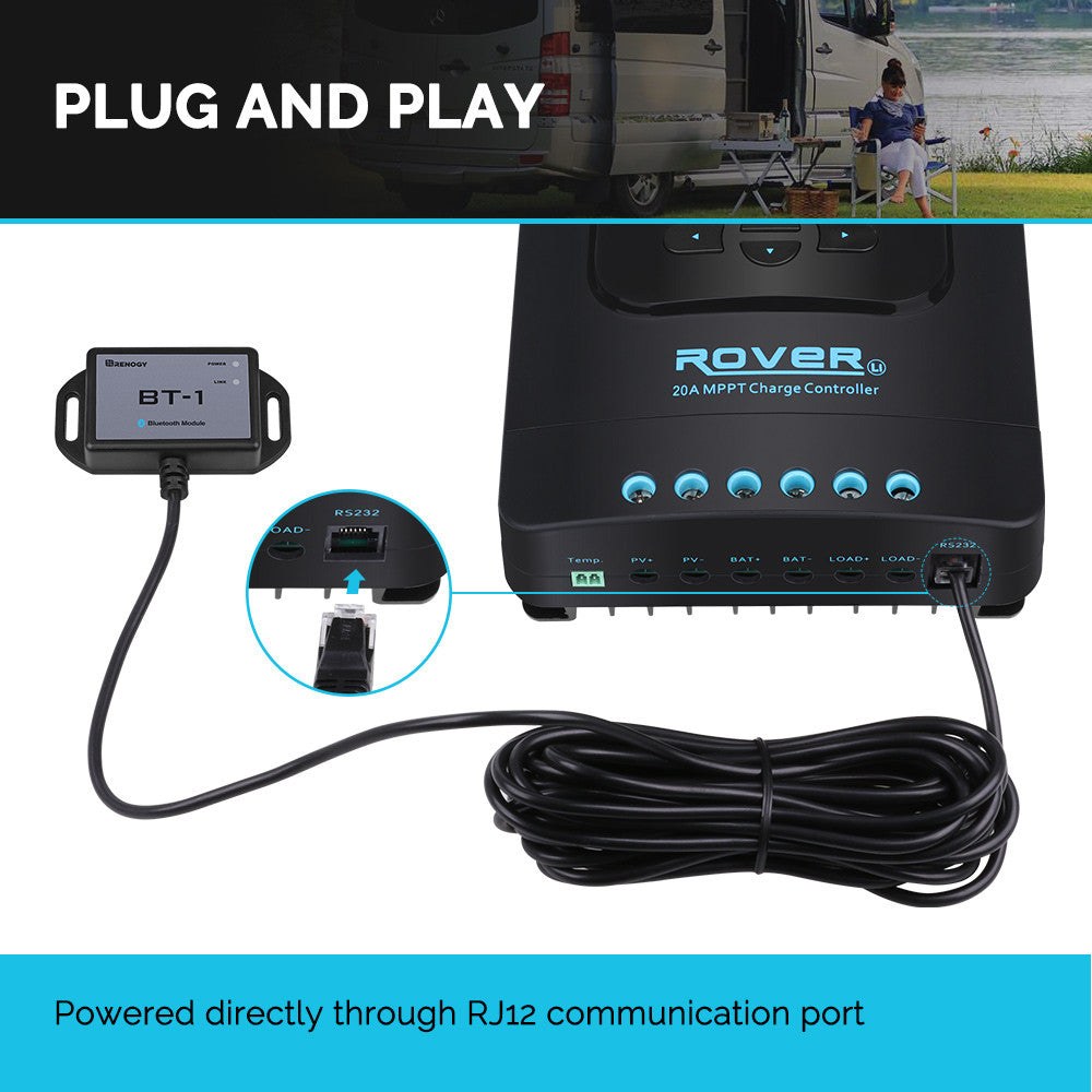 Renogy Bluetooth Interface Module, BT-1 – RCM-BT1-G2-US
