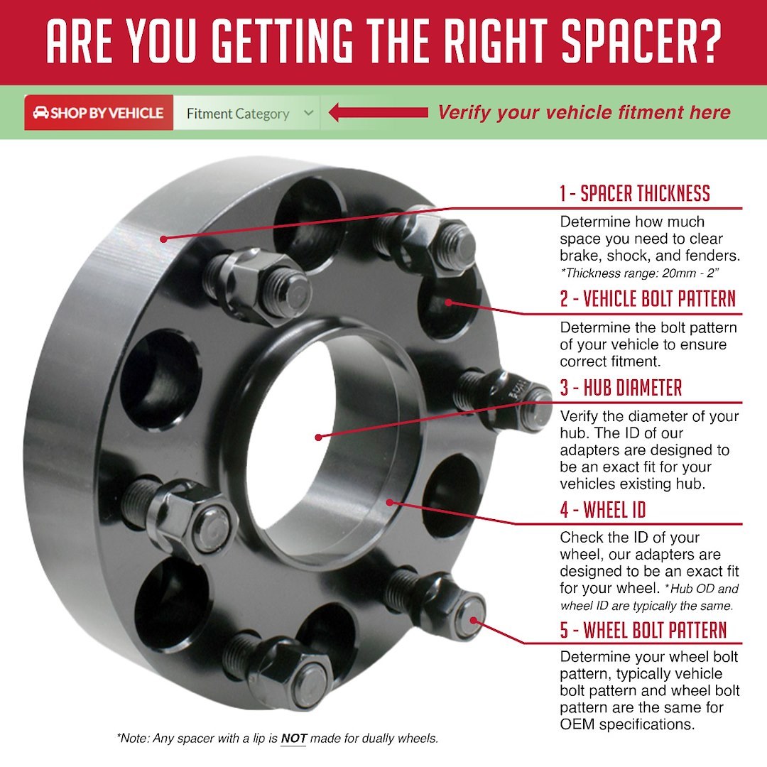 Revolution Gear & Axle Wheel Adapter, 6 X 139.7 Millimeter/ 6 X 5.50 Inch Axle Bolt Circle, Hub Centric – 6550-6550H-B125