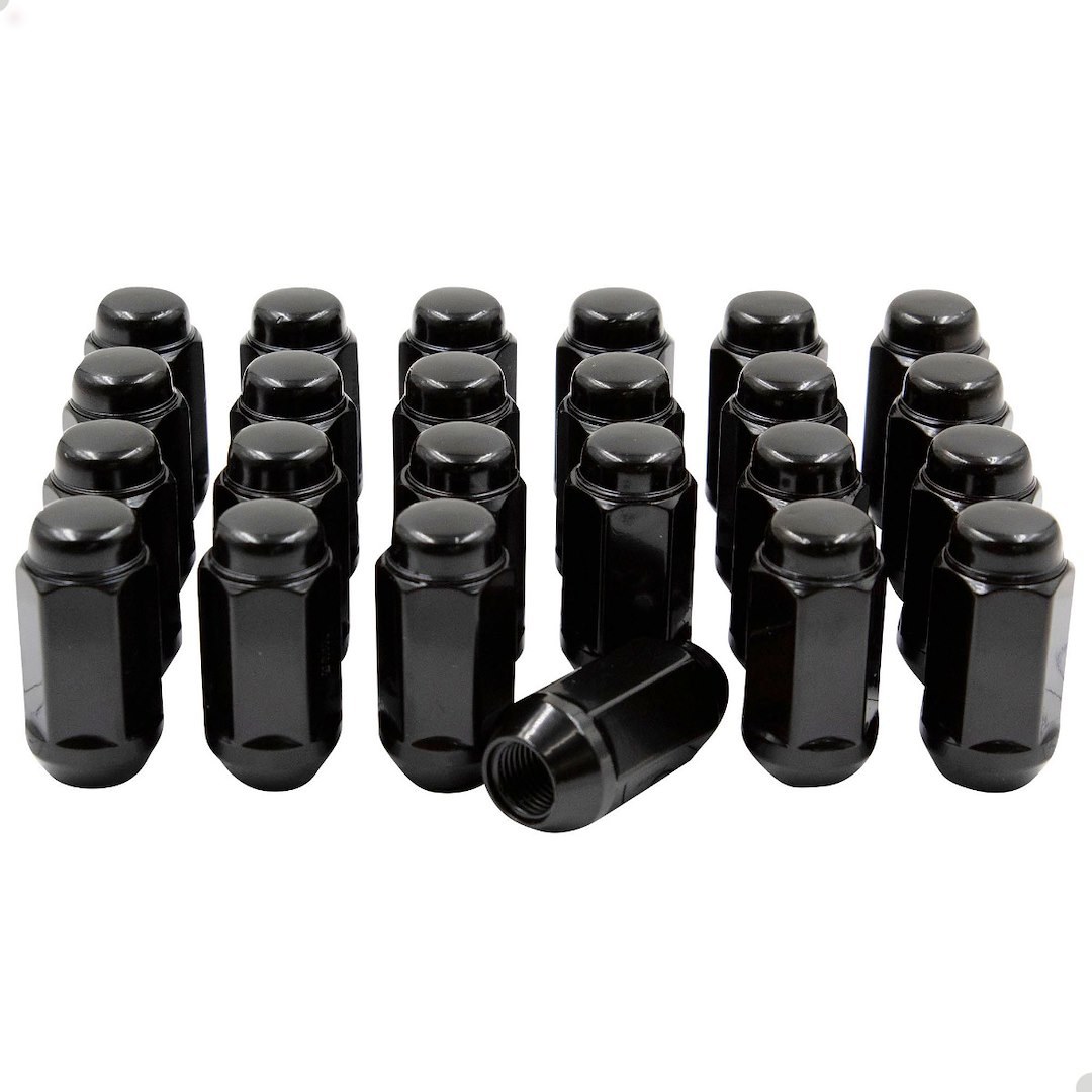 Revolution Gear & Axle Lug Nut, 6 Lug Kit, 14 Millimeter X 1.5 Thread Size, 60 Degree Conical, Acorn Duplex, 2 Inch Overall Length – 13K648BLK