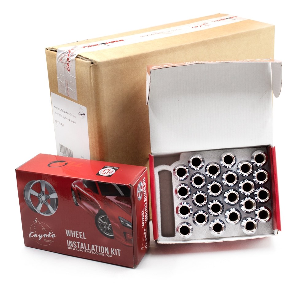Revolution Gear & Axle Lug Nut, 14 Millimeter X 2.0 Thread Size, 60 Degree Conical Duplex, Acorn Duplex, 2.125 Inch Overall Length – 51KX73