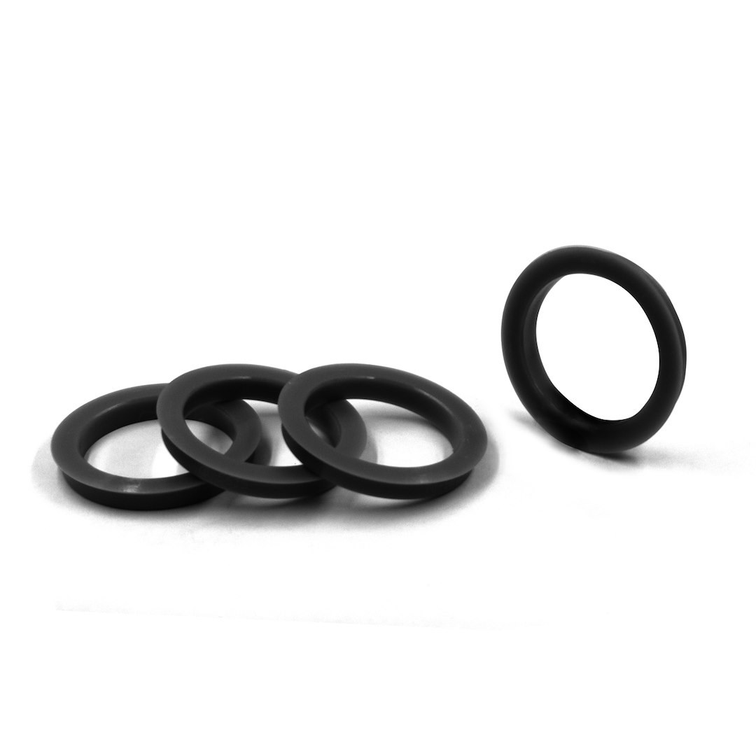 Revolution Gear & Axle Wheel Hub Centric Ring, 66.56 Millimeter Inside Diameter, 72.56 Millimeter Outside Diameter, Black, Plastic, Set of 4 – 72-6656