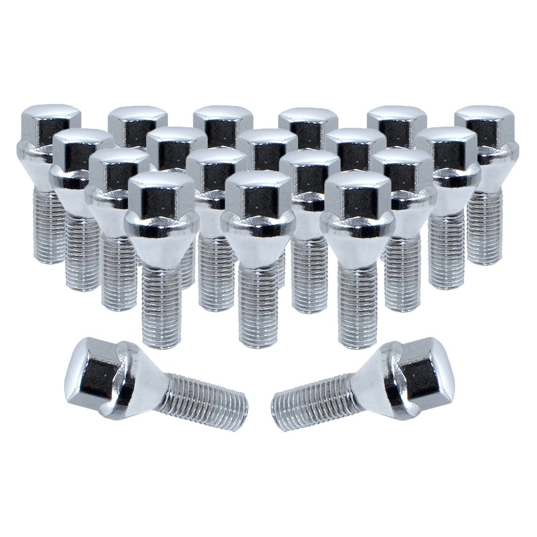 Revolution Gear & Axle Lug Bolt, 5 Lug Kit, 12 Millimeter X 1.25 Thread Size, 60 Degree Conical, Acorn Extra Long, 0.93 Inch Shank Length – 84K549-24