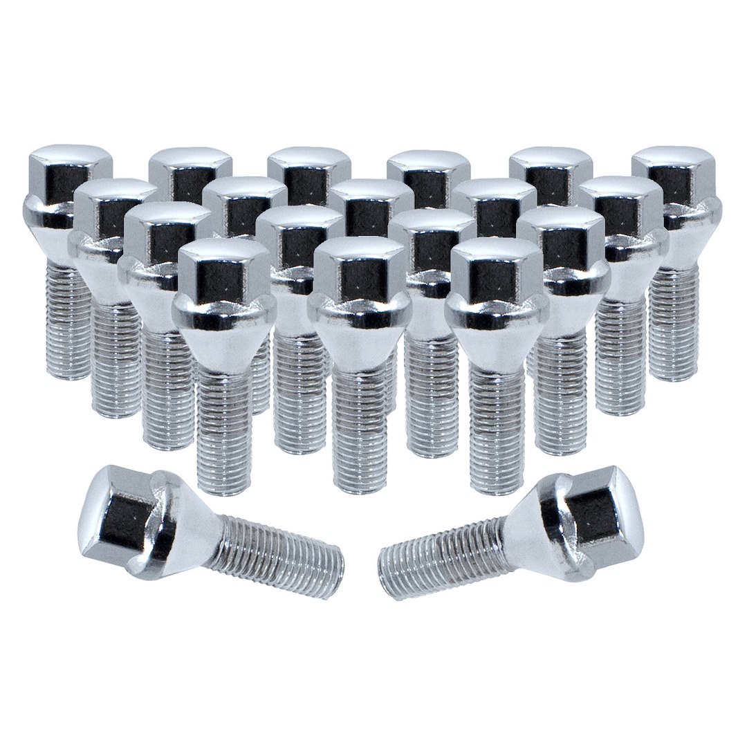 Revolution Gear & Axle Lug Bolt, 5 Lug Kit, 12 Millimeter X 1.25 Thread Size, 60 Degree Conical, Acorn Duplex, 1.10 Inch Shank Length – 84K549-28