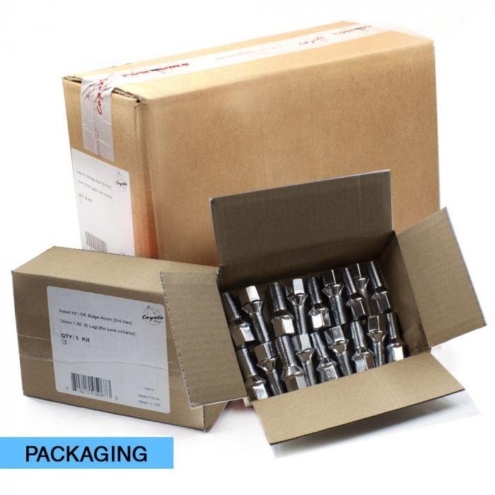 Revolution Gear & Axle Lug Bolt, 5 Lug Kit, 14 Millimeter X 1.5 Thread Size, 60 Degree Conical, Acorn, 1.58 Inch Shank Length – 84K556-40