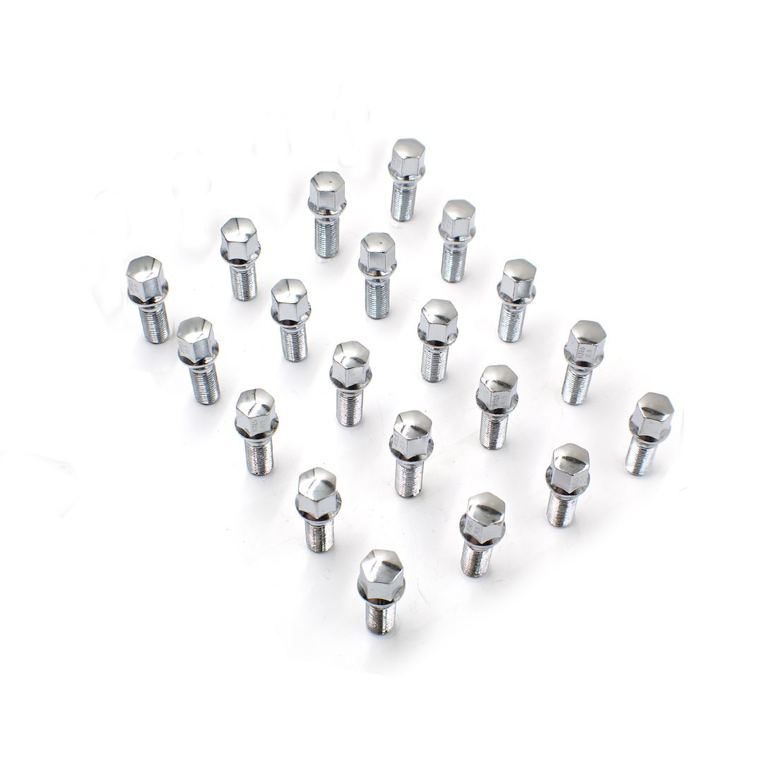 Revolution Gear & Axle Lug Bolt, 5 Lug Kit, 14 Millimeter X 1.25 Thread Size, 60 Degree Conical, Acorn Extra Long, 0.95 Inch Shank Length – 84K557-24
