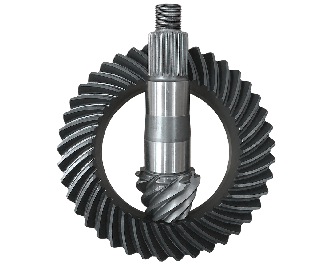 Rev Gear Axl Differential Ring and Pinion, Dana 44 Jl Style Reverse Rotation Axle, 8.26 Inch Ring Gear Diameter, 5.13 Ratio, Steel – D44-M210-513R