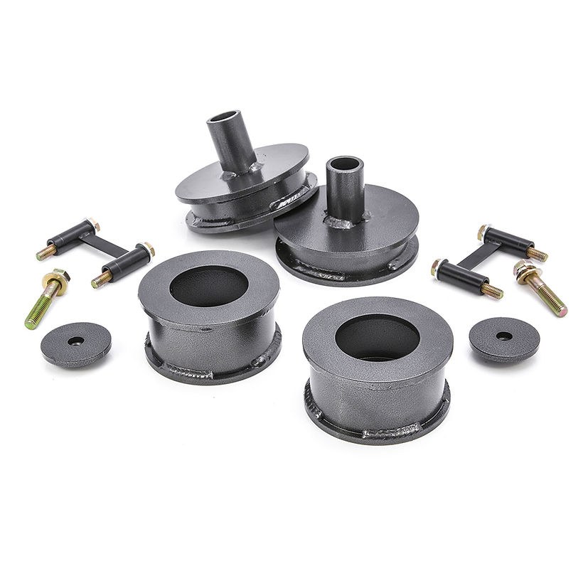 Rugged Offr Lift Kit Suspension, 2-1/2 Inch Front Lift, 2 Inch Rear Lift, Without Shock Absorbers IN Kit – Shock Change Not Necessary – 3-102