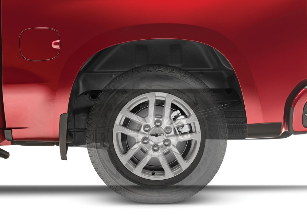 Rugged Liner Fender Well Liner, Painted, Black, High Density Plastic, Set of 2 – WWC19