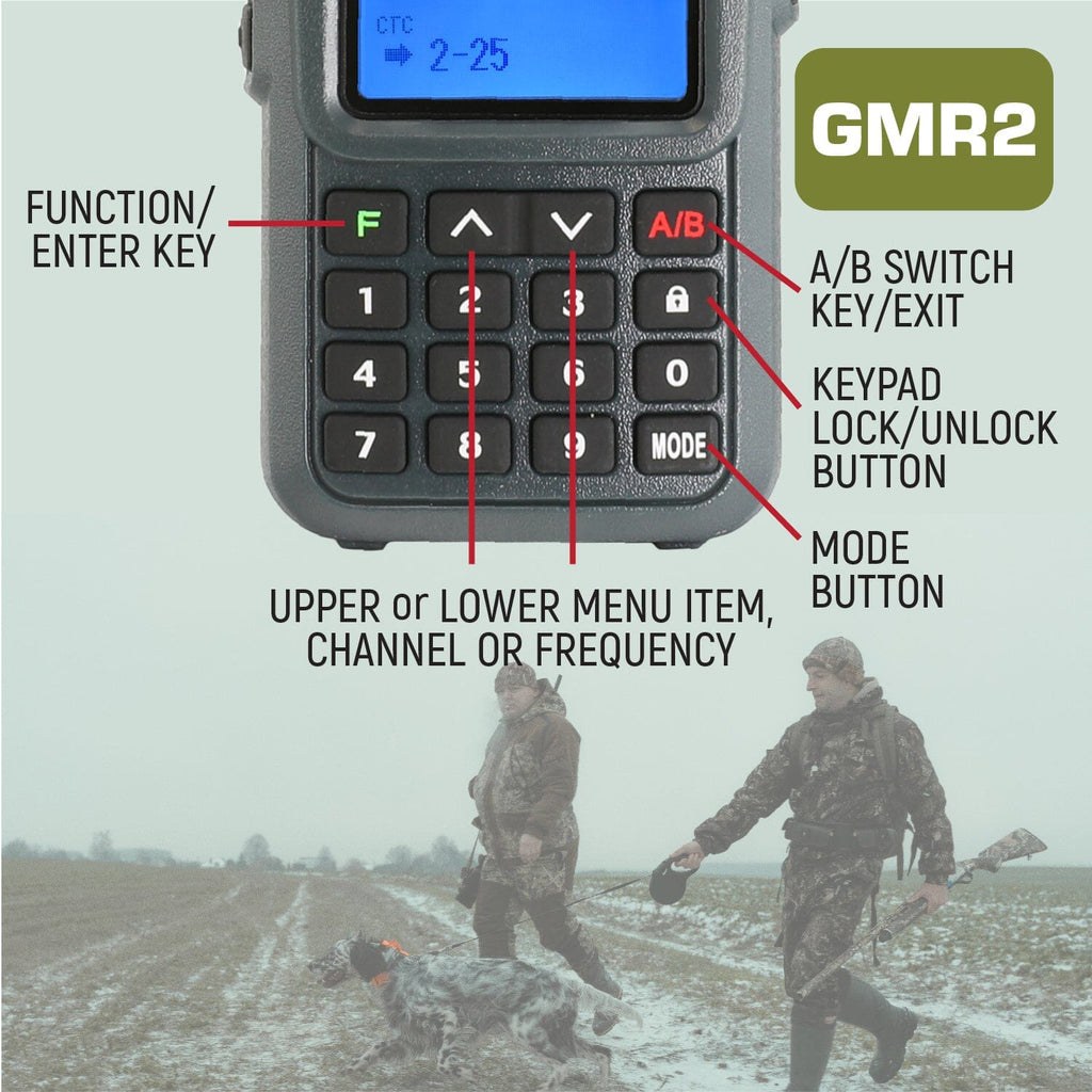 Rugged Radio Gmrs Radio, Handheld, 22 Channels, Weather Channels, Backlit Display – RUGGED-ADVENTURE-PACK