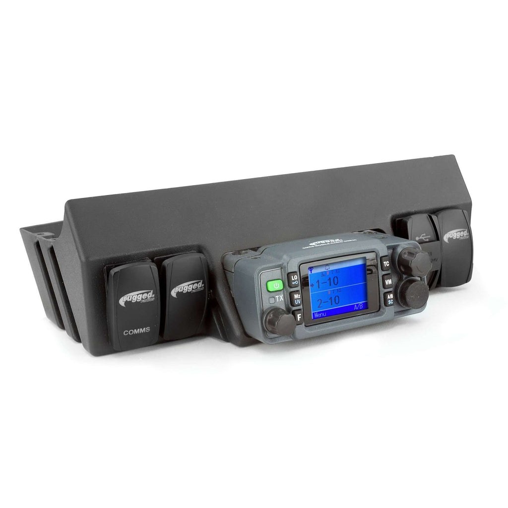 Rugged Radio Gmrs Radio Mount, For GMR25/ ABM25 Radios, Mounts on Upper Windshield, Black – MT-JK-25WP