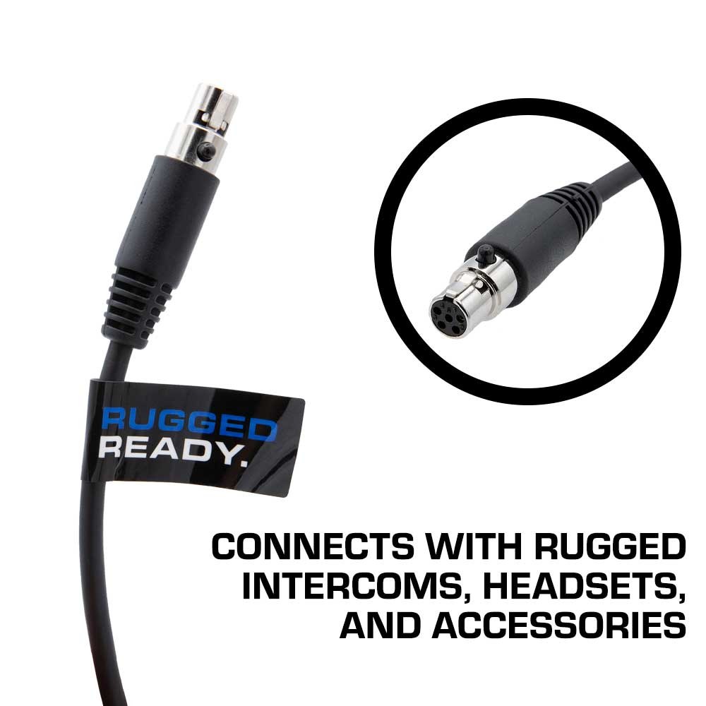 Rugged Radio Gmrs Radio, Mobile, With Point-5 1/2 Wave Gmrs Antenna, Pa System Portable – RK-GMR25