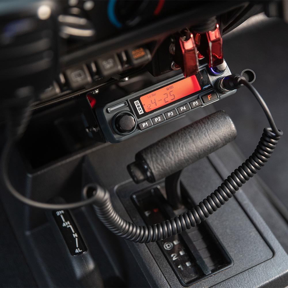 Rugged Radio Gmrs Radio, Mobile, With Point-5 1/2 Wave UHF Antenna, Pa System Portable, 1 to 7 and 15 to 22 Channels – RK-GMR45