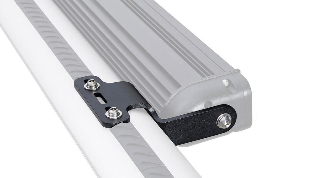 Rhino-Rack Roof Rack Light Mount, Fits Rhino Rack’s Vortex/ Heavy Duty/ Whispbar HD/ Rola HD, Powder Coated Black, Stainless Steel – 43174