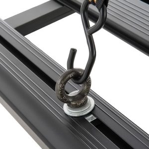 Rhino-Rack Tie Down Anchor, Eye Bolt, Round Style Head Type, Anti-Corrosive Galvanised Steel, Set of 4, With Mounting Hardware – 43178