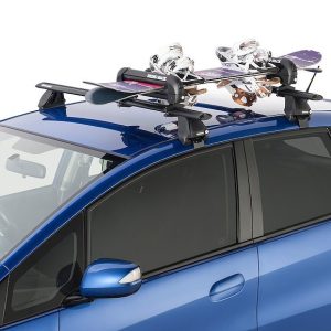 Rhino-Rack Ski Carrier – Roof Rack Kit, Carries Up to 3 Pairs of Skis/ 2 Narrow Snowboard, Lockable – 573