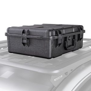 Rhino-Rack Cargo Carrier, Box Style, Compatible with All Rhino-Rack Platforms, 1.7 Cubic Foot Capacity – 61028