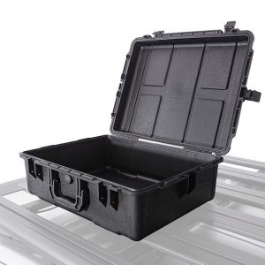 Rhino-Rack Cargo Carrier, Box Style, Compatible with All Rhino-Rack Platforms, 1.7 Cubic Foot Capacity – 61028