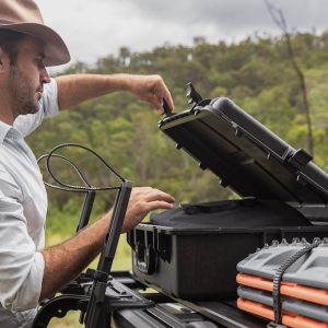 Rhino-Rack Cargo Carrier, Box Style, Compatible with All Rhino-Rack Platforms, 1.7 Cubic Foot Capacity – 61028