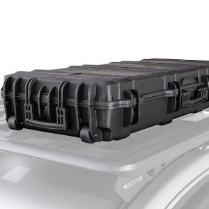 Rhino-Rack Cargo Carrier, Box Style, Compatible with All Rhino-Rack Platforms, 3.3 Cubic Foot Capacity – 61029