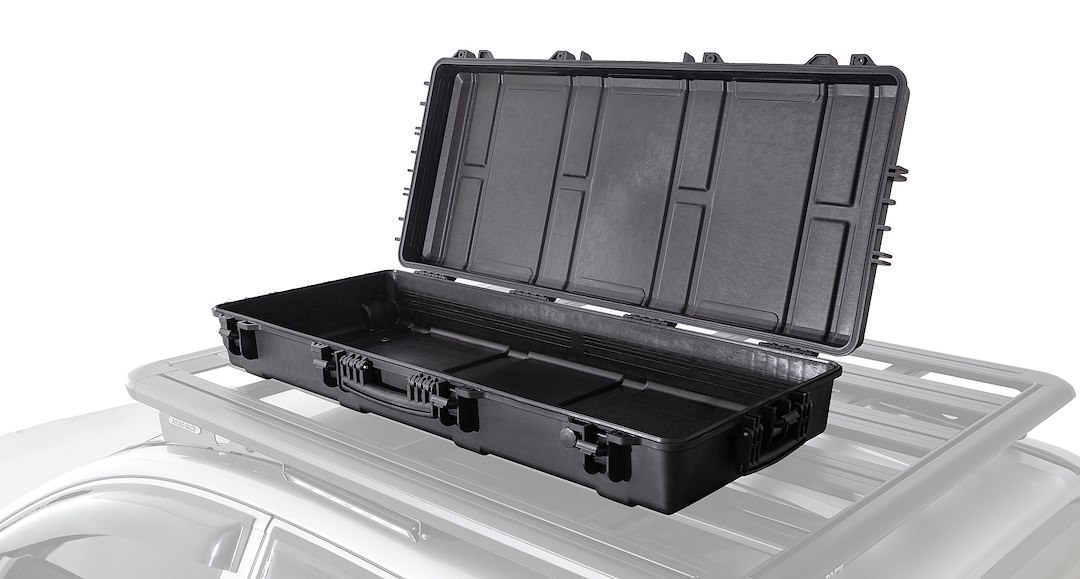 Rhino-Rack Cargo Carrier, Box Style, Compatible with All Rhino-Rack Platforms, 3.3 Cubic Foot Capacity – 61029