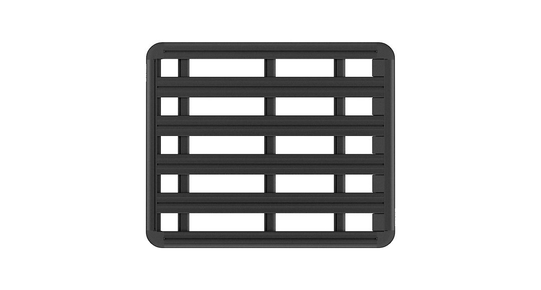 Rhino-Rack Roof Rack Platform, Pioneer, Fits Rhino Rack’s Roof Rack, 59 Inch Length X 56 Inch Width X 2 Inch Height, Black, With Five Planks – 62113F
