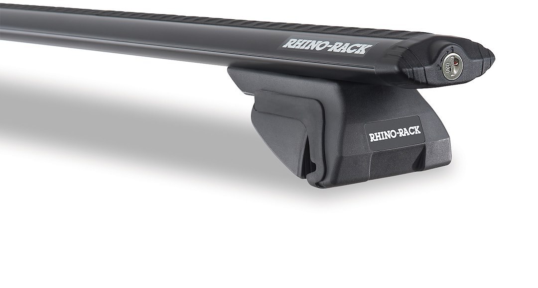 Rhino-Rack Roof Rack, Vortex Sx, Black, With Two Roof Rack Cross Bar/ One Roof Rack Mounting Kit, 50 Inch Length Cross Bar – JA2263
