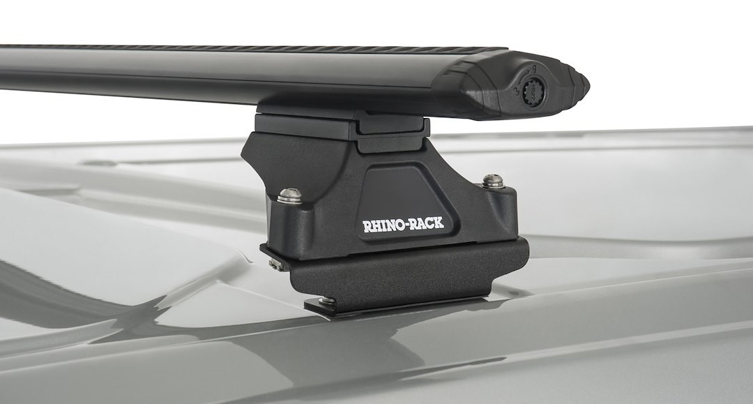 Rhino-Rack Roof Rack, Vortex Rltp, Black, With 59 Inch Length Cross Bar/ Cross Bar Mounting Kit/ Mounting Kit – JA5413