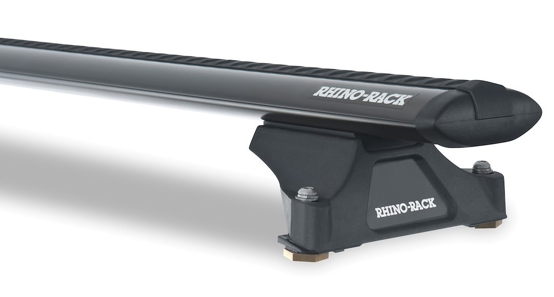 Rhino-Rack Roof Rack, Vortex Rltp, Black, With 59 Inch Length Cross Bar/ Cross Bar Mounting Kit/ Mounting Kit – JA5413