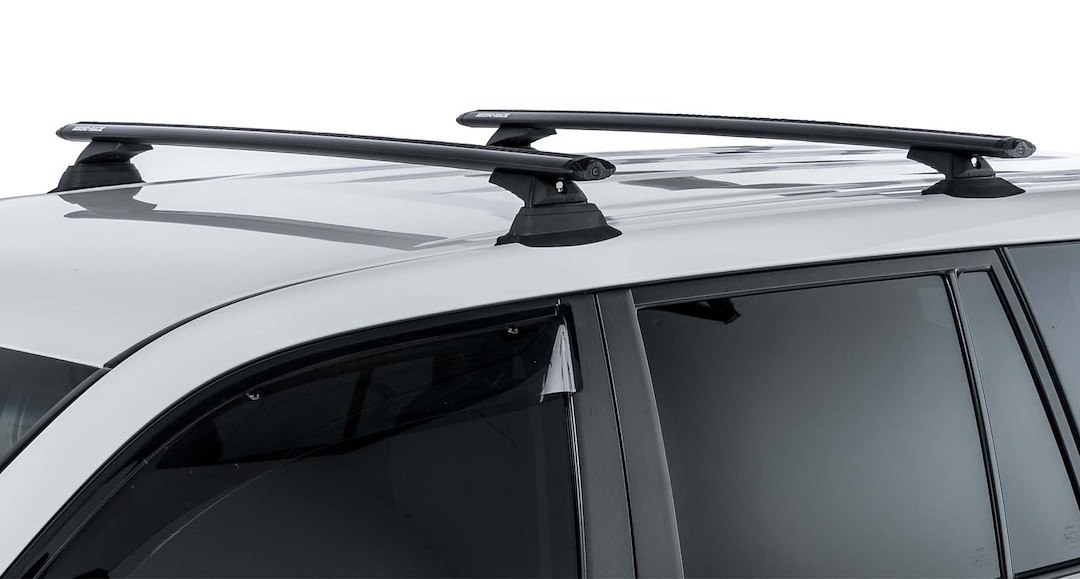 Rhino-Rack Roof Rack, Vortex Rcl, Black, With 50 Inch Length Cross Bar/ Mounting Kit – JB1626